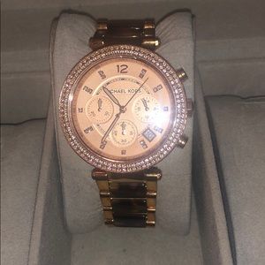 MICHAEL KORS MADISON IN ROSE GOLD/TORTOISE